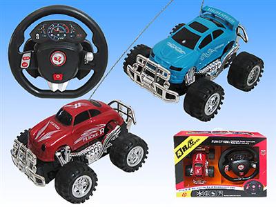 Four-wheel remote control car with sound