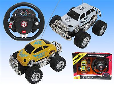 Four-wheel remote control car with sound