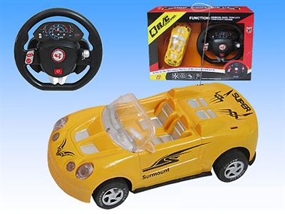 Four-wheel remote control car with sound