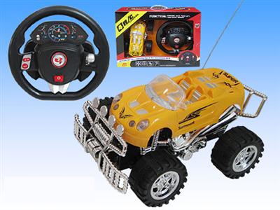 Four-wheel remote control car with sound