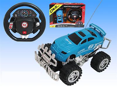 Four-wheel remote control car with sound