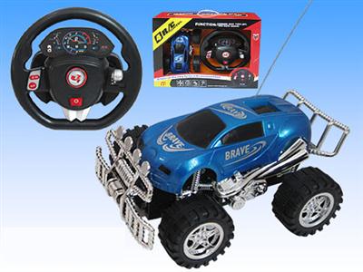 Four-wheel remote control car with sound