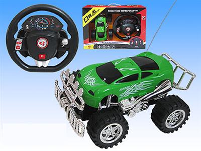 Four-wheel remote control car with sound