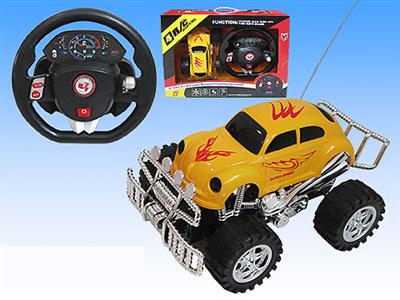 Four-wheel remote control car with sound