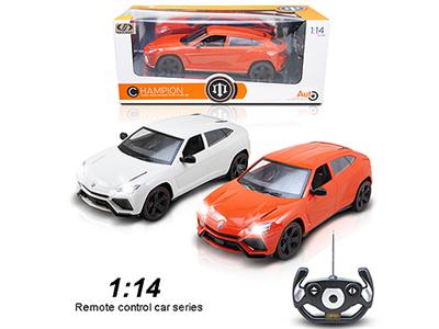 Simulation Stone remote control car with front and rear lights Lamborghini