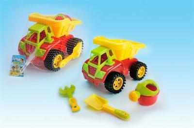 Beach construction vehicles