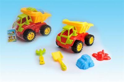 Beach construction vehicles