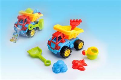 Beach construction vehicles