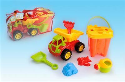 Beach construction vehicles