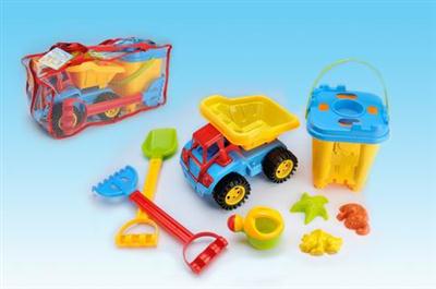 Beach construction vehicles