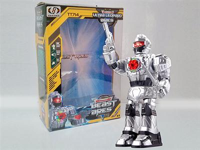 360 ° turn flash projectiles robot