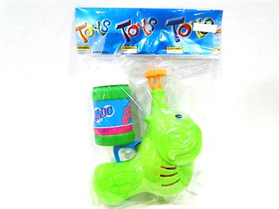 Inertial bubble gun with light