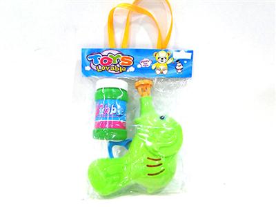 Inertial bubble gun with light