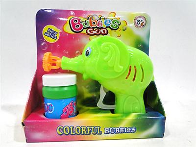 Inertial bubble gun with light