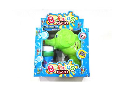 Inertial bubble gun with light