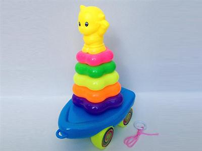 拖拉彩虹投叠圈