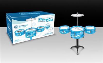 Blue semi-solid color drums