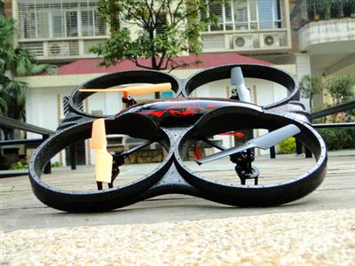 In paragraph 2.4G foam quadrocopter aircraft