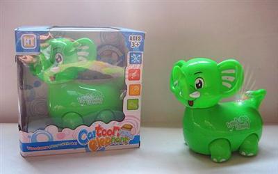 Light music electric universal cartoon elephant