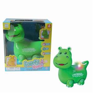 Light music electric universal cartoon hippo