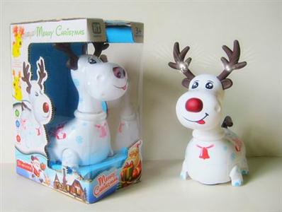 Christmas light and music electric universal cartoon deer