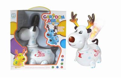 Christmas light and music electric universal cartoon deer