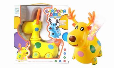 Light music electric universal cartoon fantasy deer