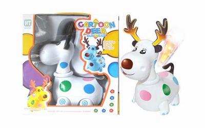Light music electric universal cartoon fantasy deer
