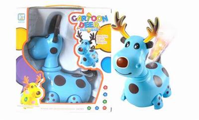 Light music electric universal cartoon fantasy deer