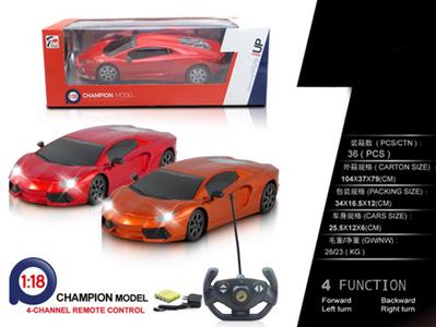 1:18 Lamborghini remote control car simulation