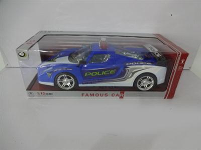 Electric police car with light music