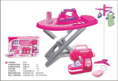 缝衣机+烫斗床套装