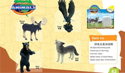 Animal assembled in North America