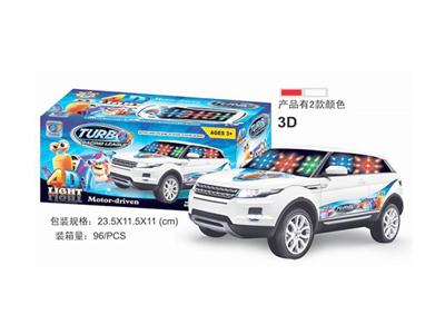 3D电动音乐极速蜗牛路虎车