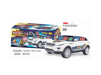 3D电动音乐愤怒小鸟路虎车