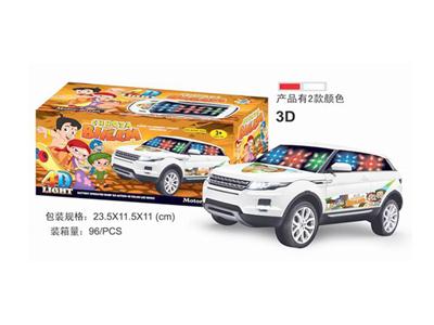 3D电动音乐印度小子路虎车