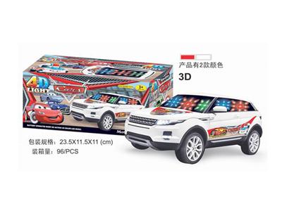 3D电动音乐汽车总动员路虎车