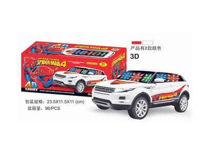 3D电动音乐蜘蛛人路虎车