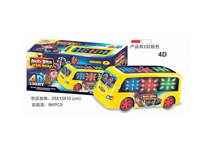 4D电动音乐愤怒小鸟巴士车