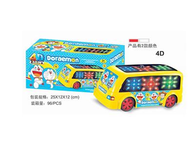 4D电动音乐机器猫巴士车