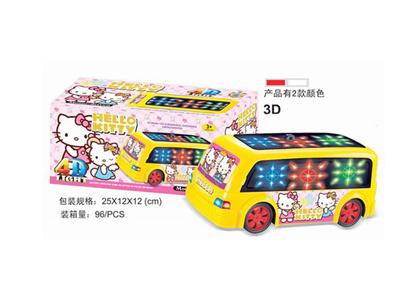 3D电动音乐HELLOKIKT巴士车