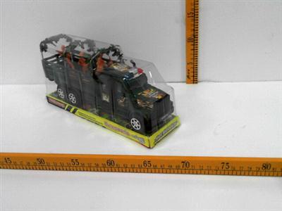Military soldiers inertia contained mini car