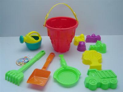 Large beach bucket castle