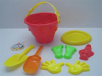 Large beach bucket castle