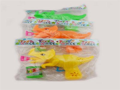 Dinosaur bubble gun
