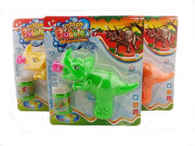 Dinosaur bubble gun