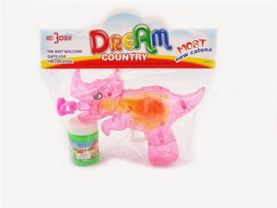 Dinosaur bubble gun