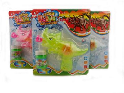 Dinosaur bubble gun