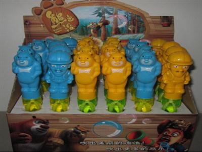 Bear spotted bubble wand