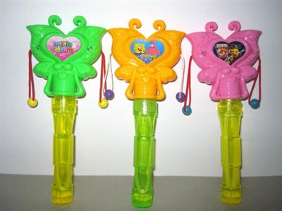 Rolling drum bubble wand